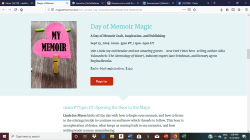 Day of Memoir Magic craft workshop